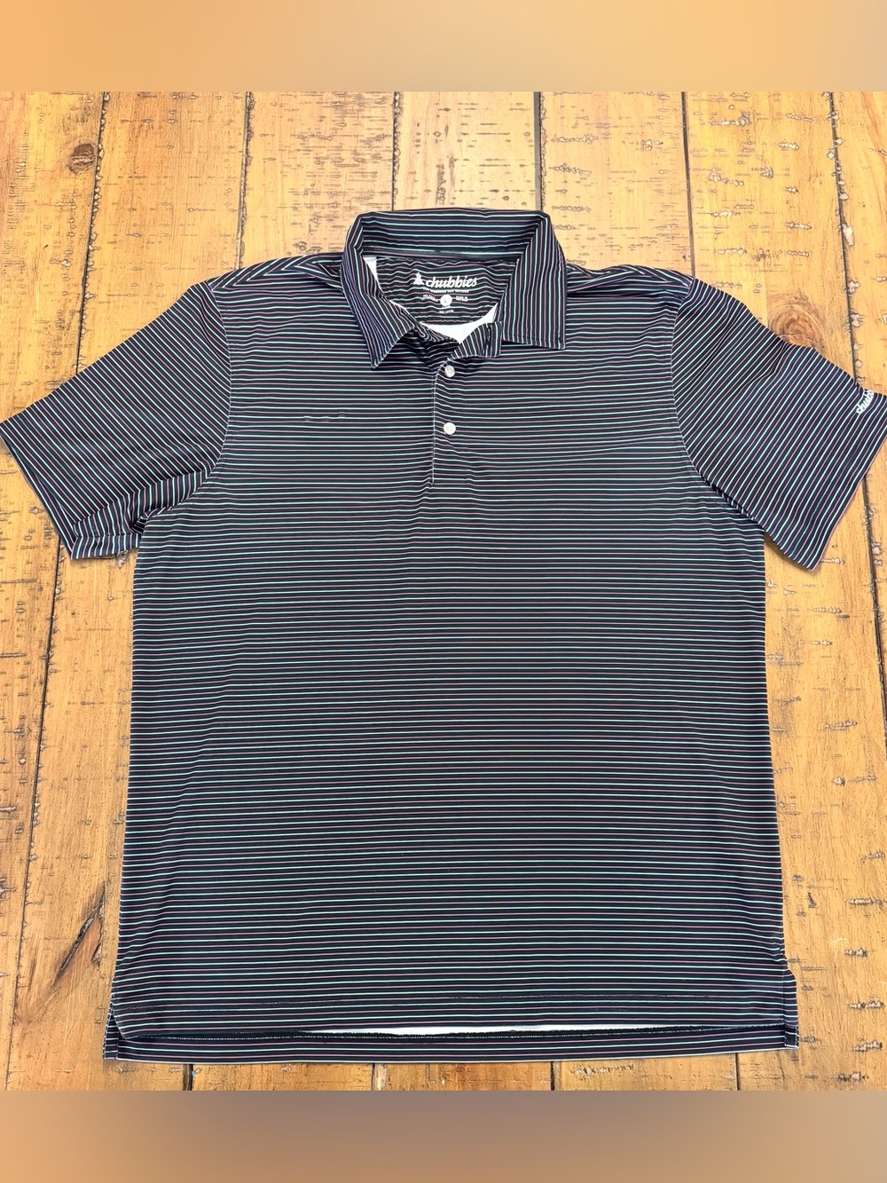 CHUBBIES
The Vibe Performance Men's Short Sleeve Golf Polo Shirt
